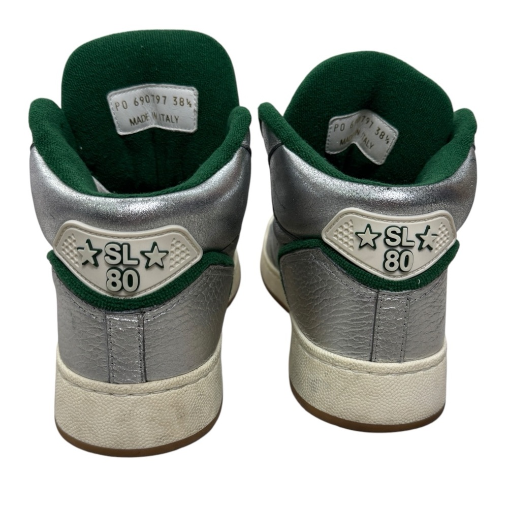 Saint Laurent SL80 High Top Sneakers Metallic - Picture 5 of 9